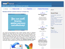 Tablet Screenshot of hotmailcustomerservice.com